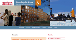 Desktop Screenshot of hugo-gaudig-schule.de