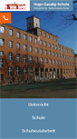 Mobile Screenshot of hugo-gaudig-schule.de